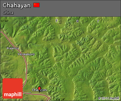 Satellite Map of Chahayan