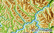 Physical Map of Ocean Falls
