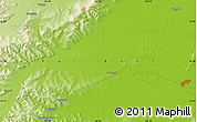 Physical Map of the area around 52° 30' 23" N, 136° 4' 29" E