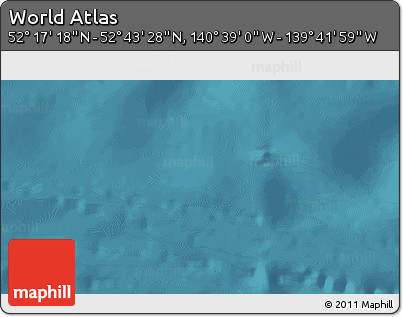 Satellite 3D Map of the Area around 52° 30' 23" N, 140° 10' 30" W