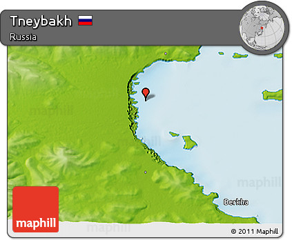 Physical 3D Map of Tneybakh