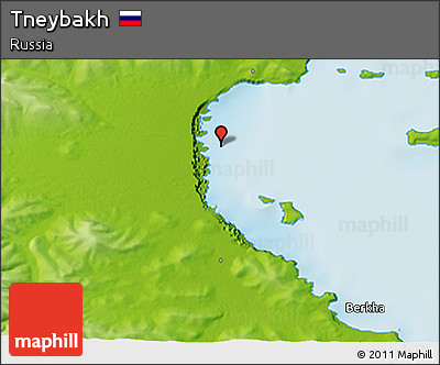 Physical 3D Map of Tneybakh