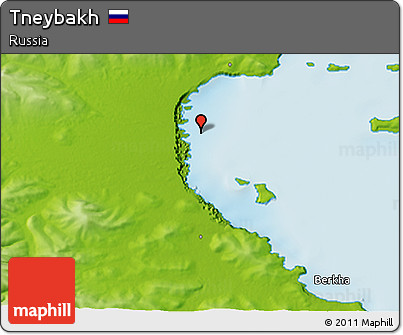Physical 3D Map of Tneybakh