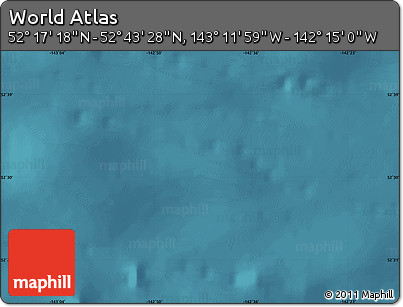 Satellite Map of the Area around 52° 30' 23" N, 142° 43' 29" W