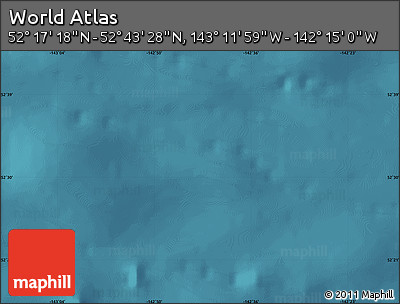 Satellite Map of the Area around 52° 30' 23" N, 142° 43' 29" W