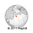 Outline Map of the Area around 52° 30' 23" N, 164° 58' 29" E, rectangular outline