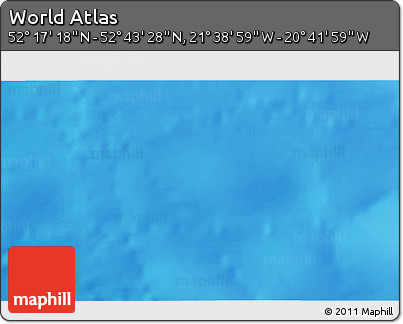 Shaded Relief 3D Map of the Area around 52° 30' 23" N, 21° 10' 29" W