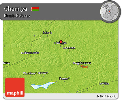 Physical 3D Map of Chamlya