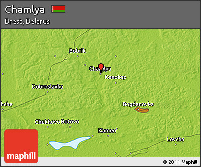 Physical 3D Map of Chamlya