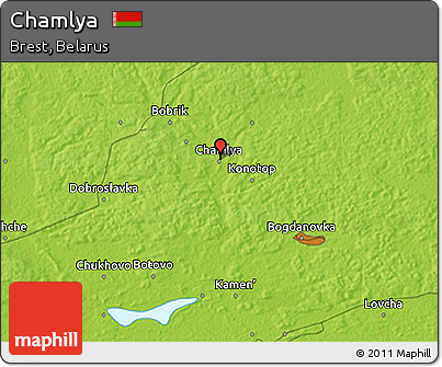 Physical 3D Map of Chamlya