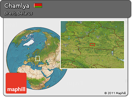 Satellite Location Map of Chamlya