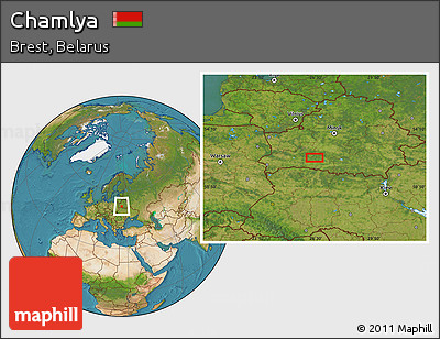 Satellite Location Map of Chamlya