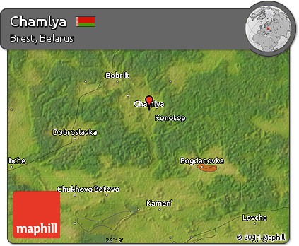 Satellite Map of Chamlya