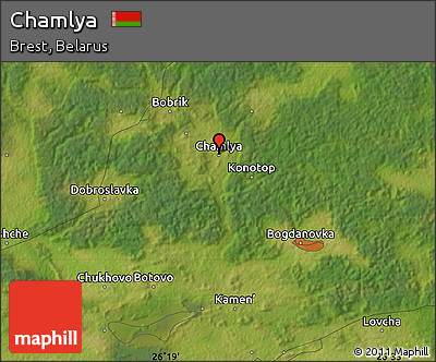 Satellite Map of Chamlya