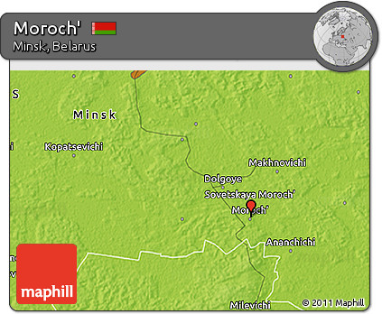 Physical 3D Map of Moroch'