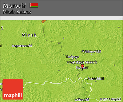 Physical 3D Map of Moroch'