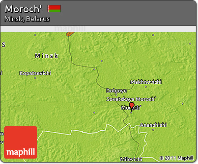 Physical 3D Map of Moroch'