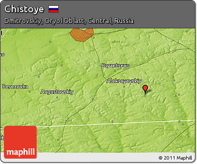 Physical 3D Map of Chistoye