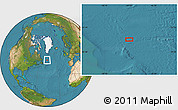 Satellite Location Map of the area around 52° 30' 23" N, 45° 49' 30" W