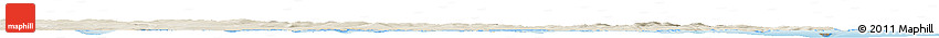 Shaded Relief Horizon Map of the Area around 52° 30' 23" N, 56° 1' 29" W Shaded Relief Horizon Map of the Area around 52° 30' 23" N, 56° 1' 29" W