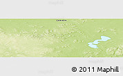 Physical Panoramic Map of the area around 52° 30' 23" N, 58° 34' 30" W