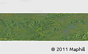 Satellite Panoramic Map of the area around 52° 30' 23" N, 58° 34' 30" W