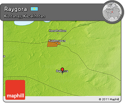 Physical 3D Map of Raygora