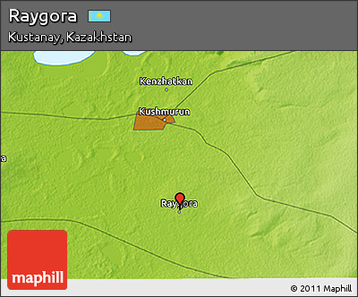 Physical 3D Map of Raygora