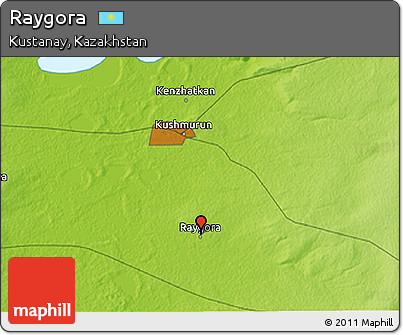 Physical 3D Map of Raygora