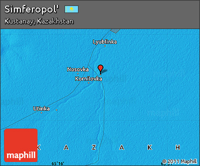 Political Map of Simferopol'