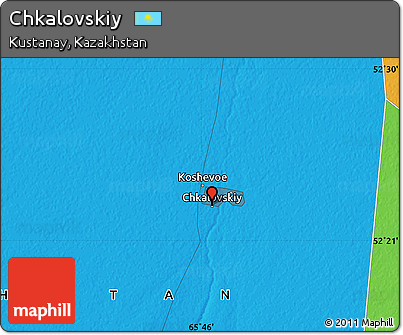 Political Map of Chkalovskiy
