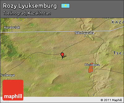 Satellite 3D Map of Rozy Lyuksemburg