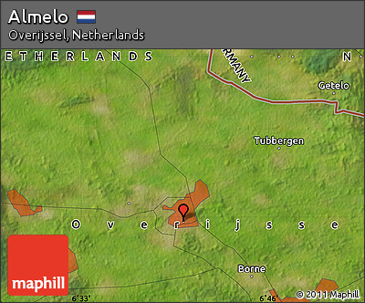Satellite Map of Almelo