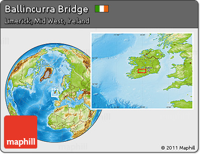 Physical Location Map of Ballincurra Bridge