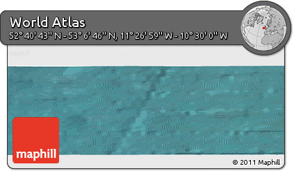 Satellite Panoramic Map of the Area around 52° 53' 45" N, 10° 58' 29" W