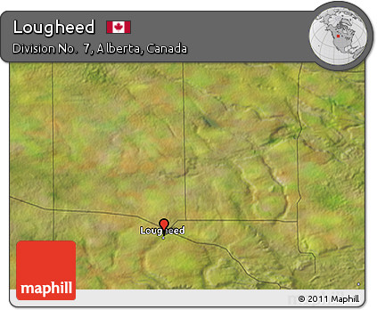 Satellite 3D Map of Lougheed