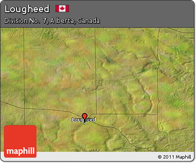 Satellite 3D Map of Lougheed