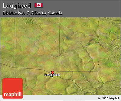 Satellite 3D Map of Lougheed