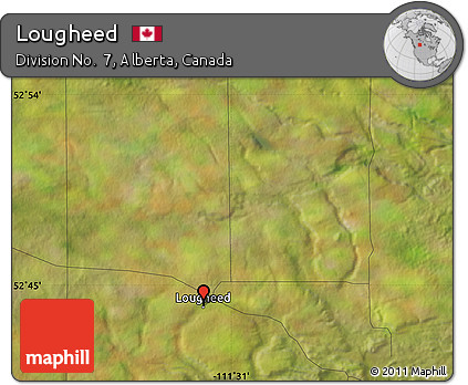 Satellite Map of Lougheed