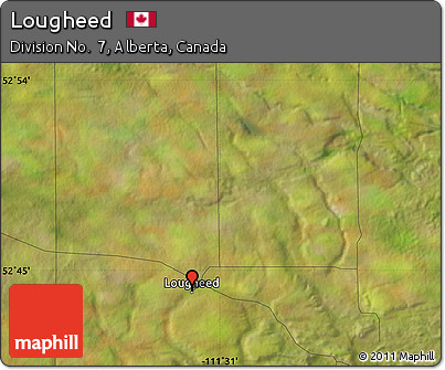 Satellite Map of Lougheed
