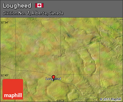 Satellite Map of Lougheed
