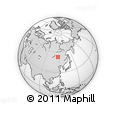 Outline Map of the Area around 52° 53' 45" N, 117° 22' 30" E, rectangular outline