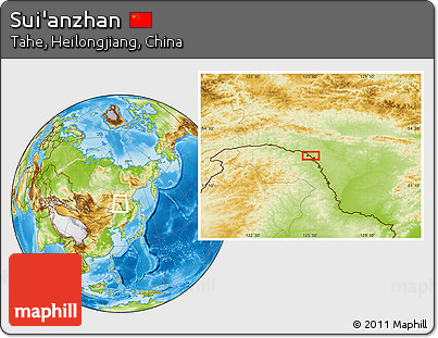 Physical Location Map of Sui'anzhan