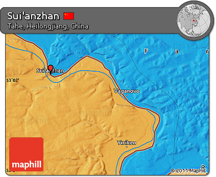 Political Map of Sui'anzhan