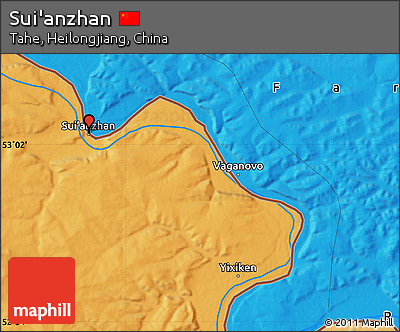 Political Map of Sui'anzhan