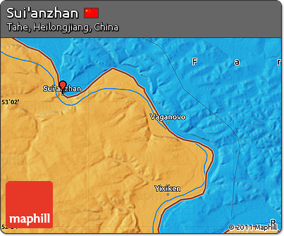 Political Map of Sui'anzhan