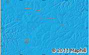 Political Map of the area around 52° 53' 45" N, 126° 43' 29" E