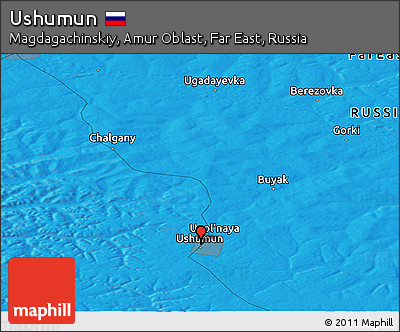 Political Panoramic Map of Ushumun