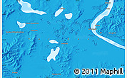 Political Map of the area around 52° 53' 45" N, 139° 28' 29" E
