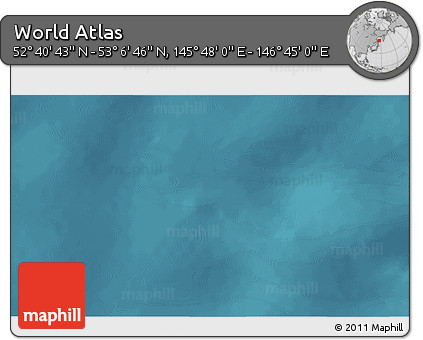 Satellite 3D Map of the Area around 52° 53' 45" N, 146° 16' 30" E